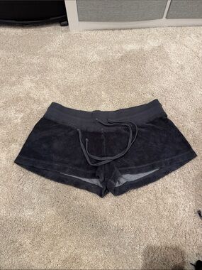 HARDTAIL JUNIORS LARGE BNWOT charcoal drawstring terry shorts